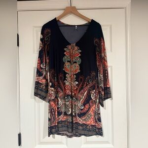 Auditions Multicolor Paisley Dress